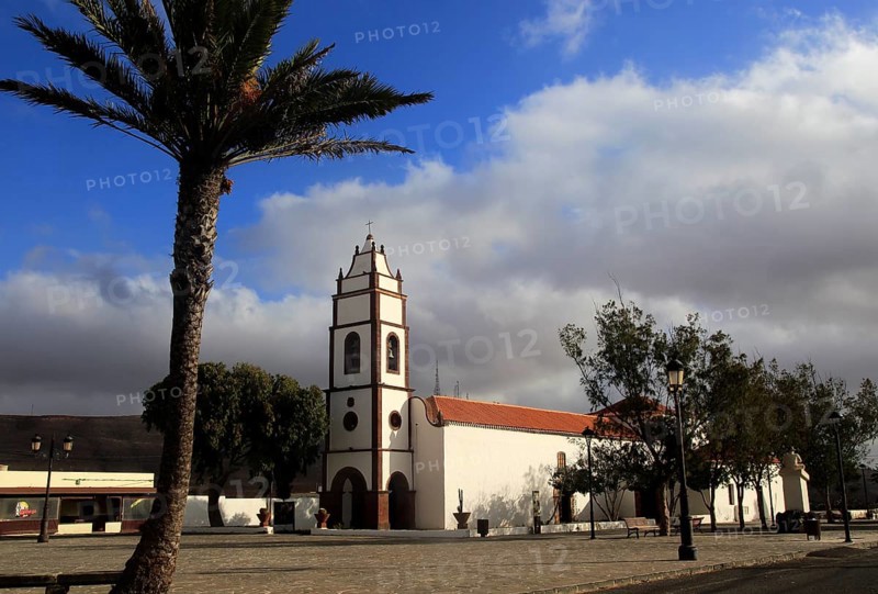Historic church, Santo Domingo de Guzman, Tetir village, Fuerteventura, Canary Islands, Spain, Europe