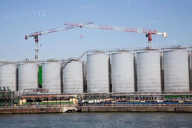 Storage tanks, Port of Rotterdam, Netherlands