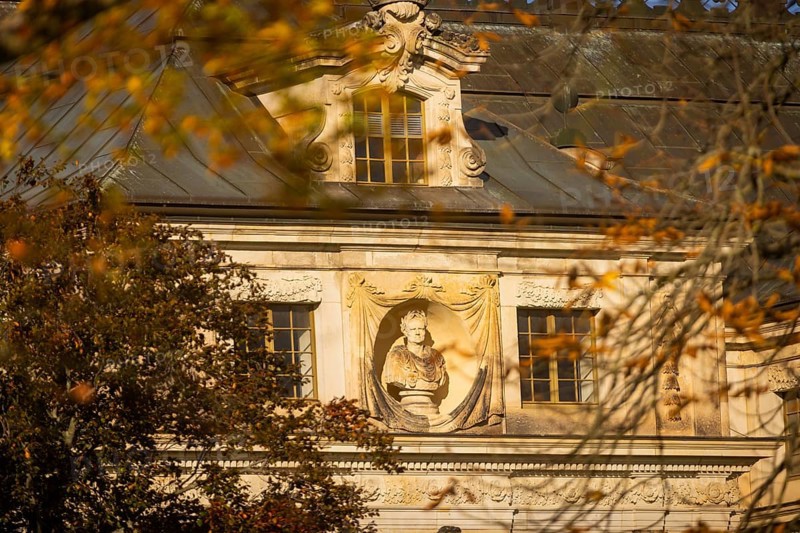 The Great Garden in Dresden is a park of Baroque origin. The Great Garden has been remodelled many times in the course of its more than three hundred years of history, although the basic baroque structure has remained recognisable. The palace in the Great Garden, Dresden, Saxony, Germany, Europe