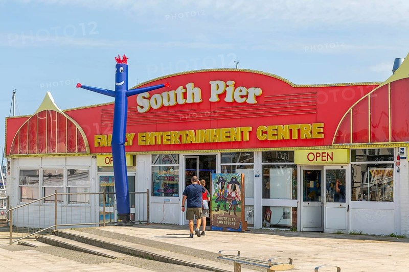 South Pier Family Entertainment Amusement arcade, Lowestoft, Suffolk, England, UK