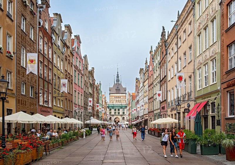 Dluga Street, Ulica Dluga, Gdansk, Gdansk, Poland, Europe