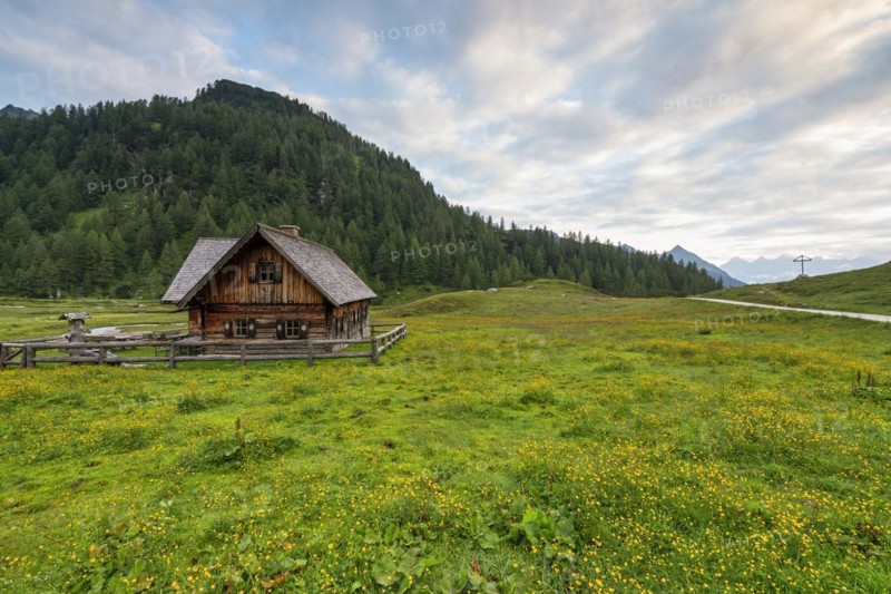 Ursprungalm, Alpine hut, Alpine meadow, Mountain landscape, Schladminger Tauern, Schladming, Styria