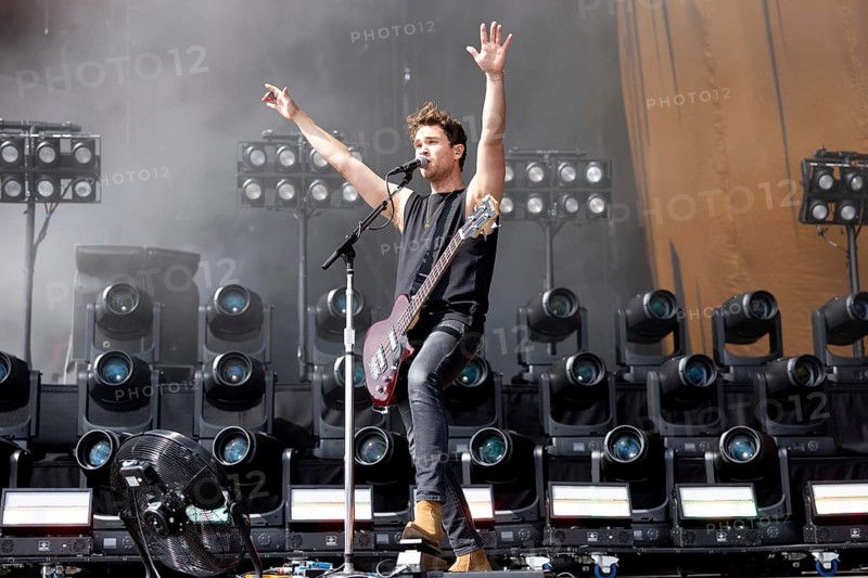 Adenau, Germany, 7 June 2024: Royal Blood (Mike Kerr, vocals, bass) play at Rock am Ring. The festival takes place at the Nürburgring race track near the town of Adenau from 7 - 9 June 2024, Europe