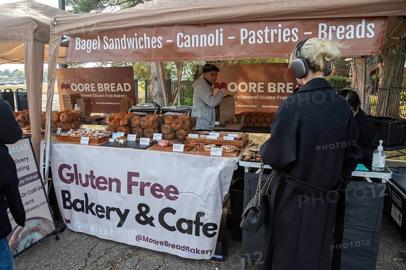 Arvada, Colorado, The Gluten Free Family Fun Festival, sponsored by the Denver Celiac Support Group, offered gluten-free food and beverages and games for children.Moore Bread offered a variety of gluten-free baked goods