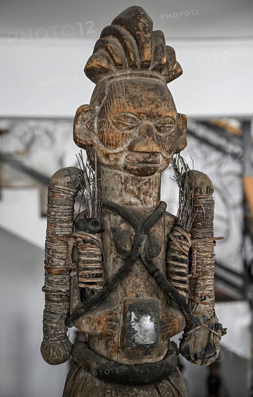 Fetish of the Téké people, exhibit in the Congo Basin Museum, Brazzaville, Republic of the Congo