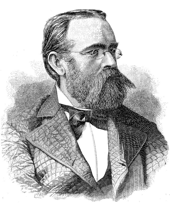 Josef Gabriel Rheinberger, 17 March 1839 - 25 November 1901, was a Liechtenstein-born composer, organist and music teacher, Historical, digital reproduction of an original from the 19th century
