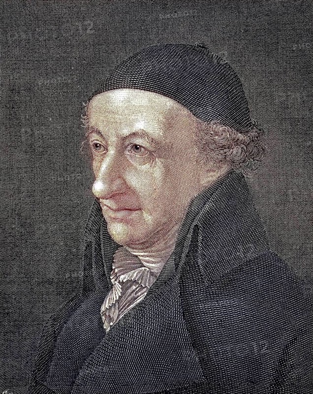 Christoph Martin Wieland, 5 September 1733, 20 January 1813, was a German poet, translator and editor at the time of the Enlightenment, digital reproduction of an original from the 19th century