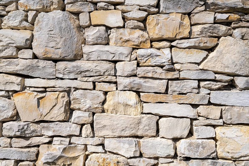 Wall stones, full-size, Jura limestone from the Hegau, district of Constance, Baden-Württemberg, Germany, Europe