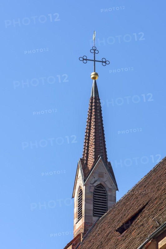 The ridge turret is a reference to the mendicant order, St Clare's Church, Königstraße 66, Nuremberg, Middle Franconia, Bavaria, Germany, Europe