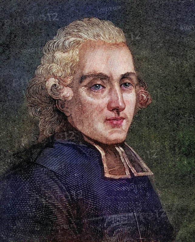 Henry Essex Edgeworth, known as Abbe Edgeworth de Firmont (born 1745 in Edgeworthstown) was a French Catholic priest of Irish descent and the last confessor of King Louis XVI, Historic, digitally restored reproduction from a 19th century original, Record date not stated