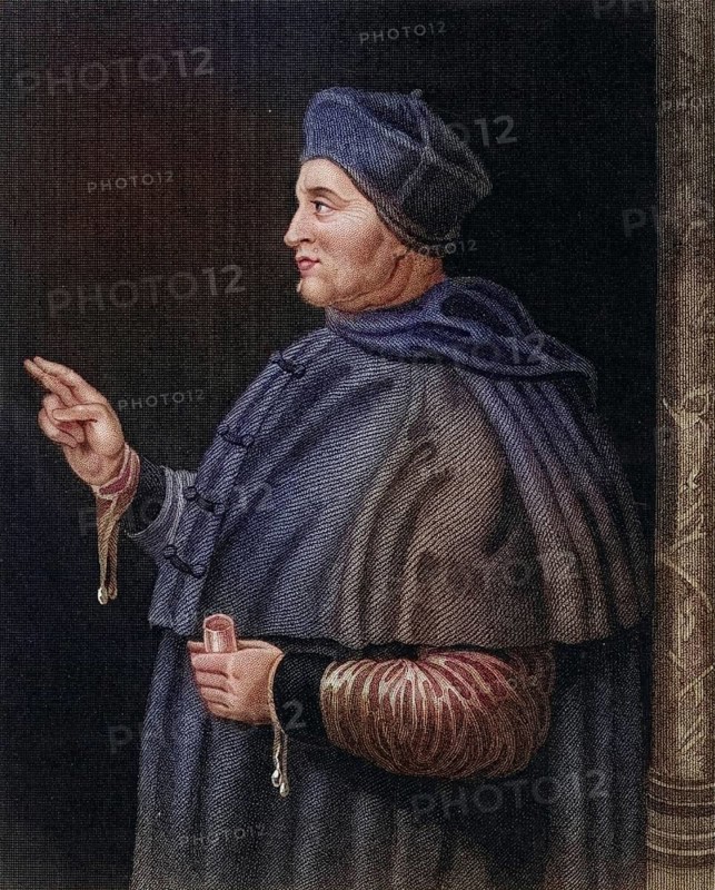 Thomas Wolsey (1475?-1530) English statesman and churchman, Archbishop of York, appointed Cardinal by the Pope in 1515 and Lord Chancellor of England by Henry VIII on Christmas Eve of the same year, fell out of favour with the King for delaying the divorce proceedings against Catherine of Aragon, died as a prisoner on his way to London, engraving from The World's Great Men (London, c. 1870), Historical, digitally restored reproduction from a 19th century original, Record date