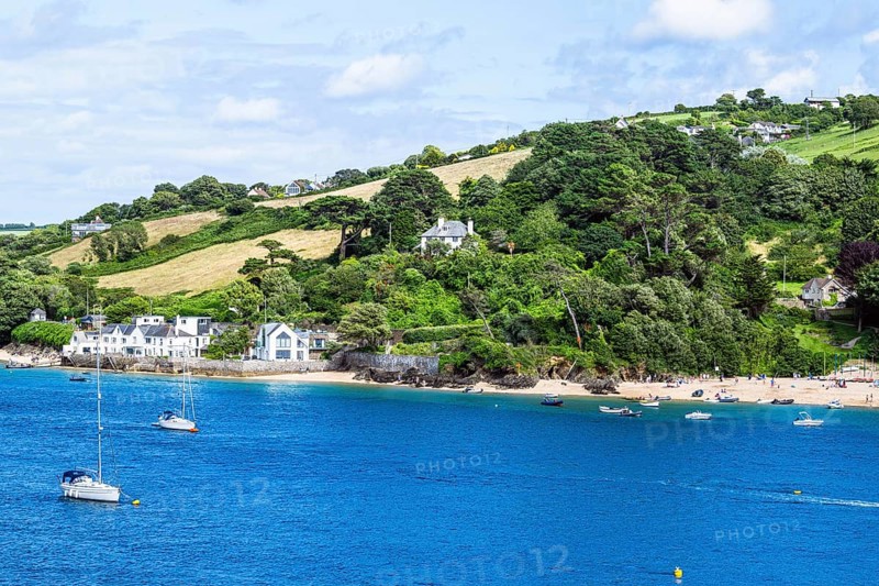 Boats and Yachts on Kingsbridge Estuary in Salcombe and Mill Bay, Batson Creek, Southpool Creek, Devon, England, United Kingdom, Europe