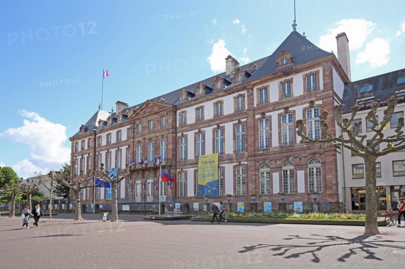 Hôtel de Ville, Town Hall, Hôtel de Hanau, Hanauer Hof, Place Broglie, Grande Île, Strasbourg, Bas-Rhin, Alsace, France, Europe