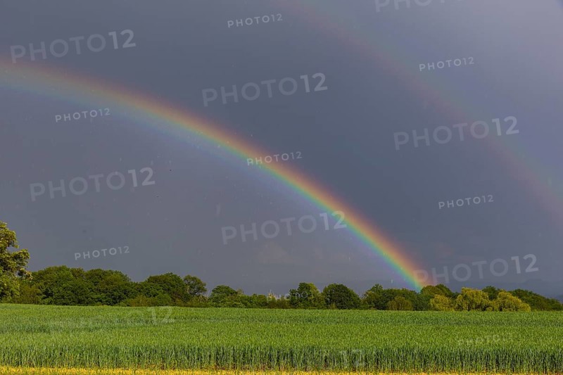 Storm on the Triebenberg near Dresden, Dresden, Saxony, Germany, Europe