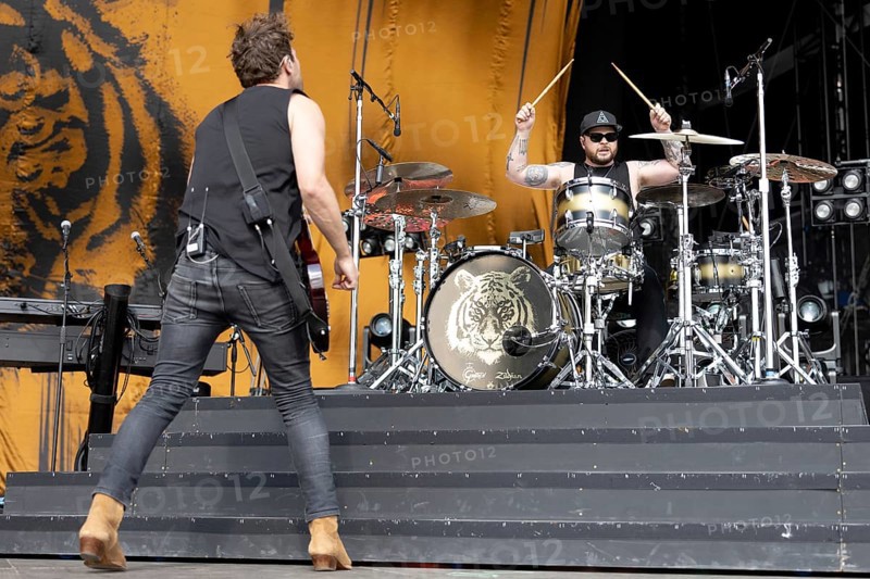 Adenau, Germany, 7 June 2024: Royal Blood (Mike Kerr, vocals, bass and Ben Thatcher, drums) play at Rock am Ring. The festival takes place at the Nürburgring race track near the town of Adenau from 7 - 9 June 2024, Europe