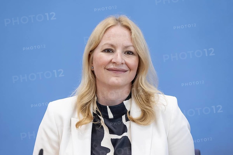 Christine Streichert-Clivot (SPD), Minister for Education and Culture of Saarland and President of the Conference of Education Ministers, at a press conference on the signing of the Startchancen programme, at the Haus der Bundespressekonferenz in Berlin, 04.06.2024