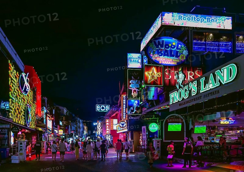 Walking Street, Pattaya, Thailand, Asia