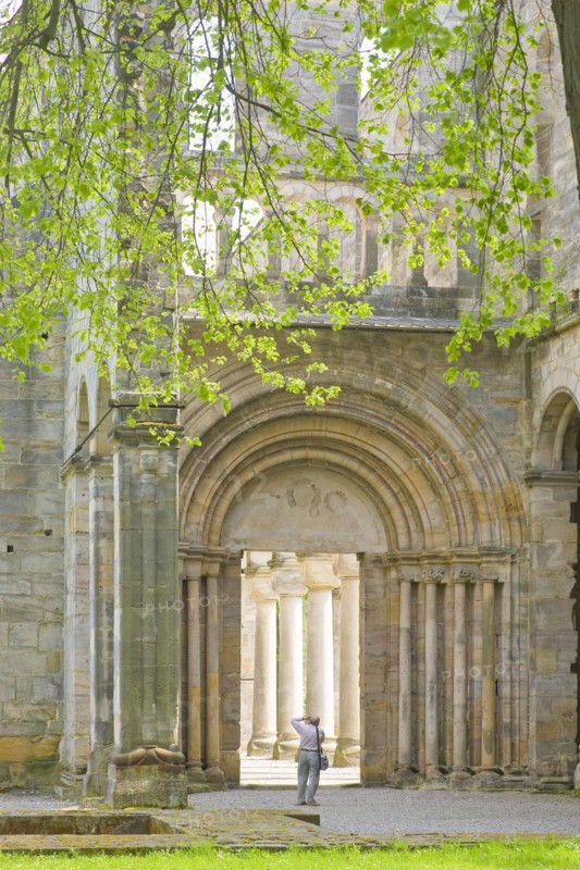 Paulinzella Monastery is a former Benedictine abbey, founded as a double monastery in Paulinzella in the Rottenbach Valley in Thuringia. The ruins of the monastery church are one of the most important Romanesque buildings in Germany