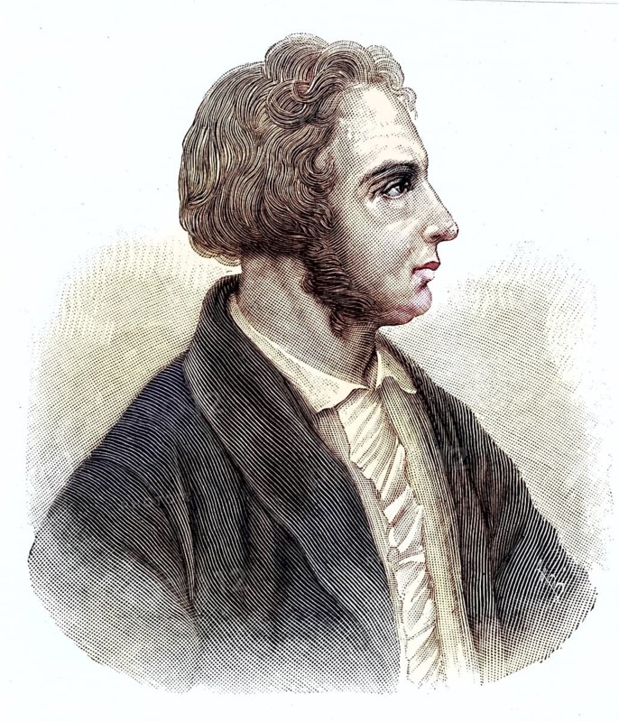 Pierre-Simon Ballanche (1776-1847) French social and religious philosopher whose ideas influenced the writers of the Romantic period. Wood engraving, Historical, digitally restored reproduction from a 19th century original, Record date not stated