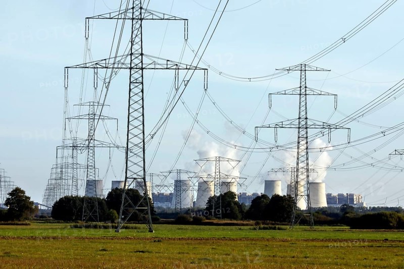 Jänschwalde lignite-fired power plant operated by LEAG Lausitz Energie Kraftwerke AG. The phase-out of coal-fired power generation is to take place by 2038, 02.10.2021