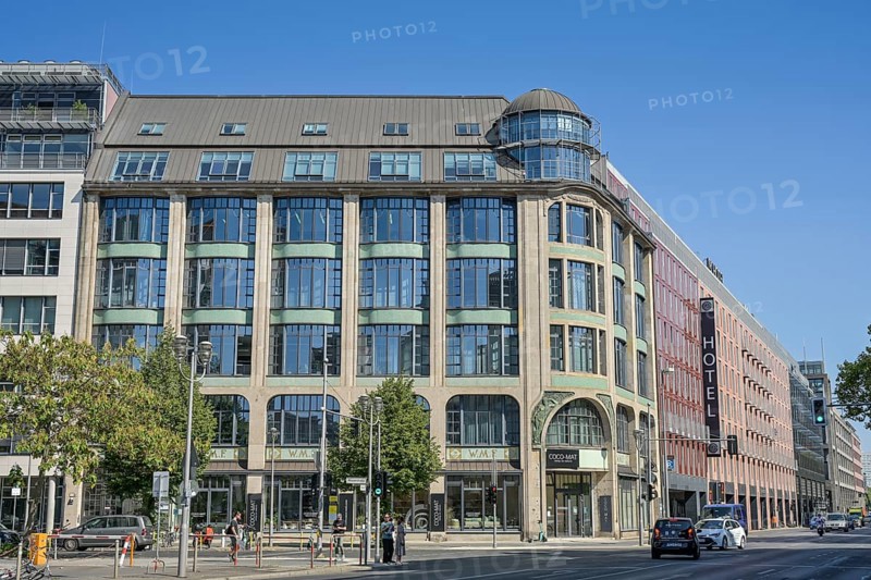 Commercial building W.M.F. at the corner of Leipziger Straße 112 and Mauerstraße, Mitte, Berlin, Germany, Europe