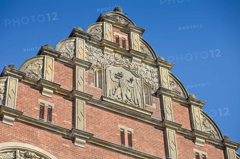 Facade of the old post office, main street, Schöneberg, Tempelhof-Schöneberg, Berlin, Germany, Europe
