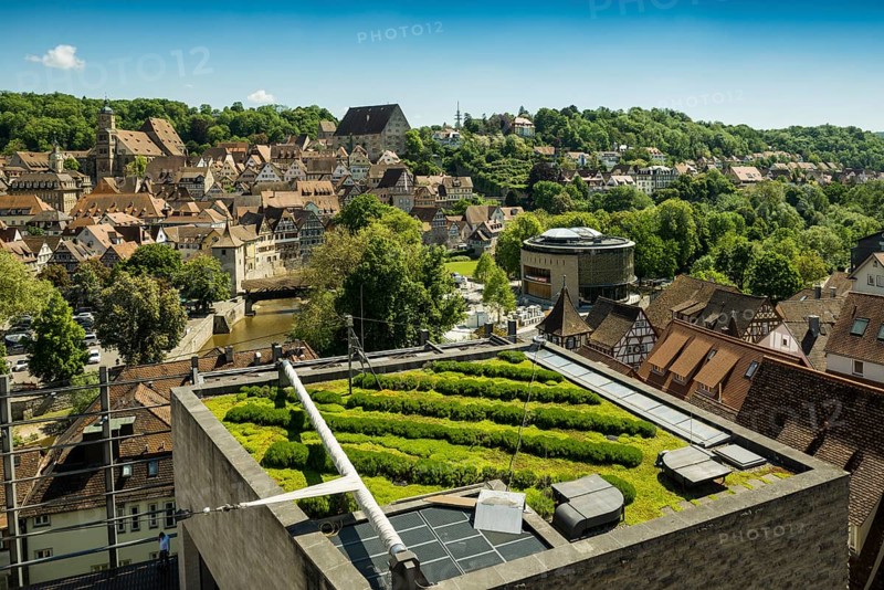 Kunsthalle Würth, Schwäbisch Hall, Old Town, Kocher Valley, Kocher, Hohenlohe, Franconia, Baden-Württemberg, Germany, Europe
