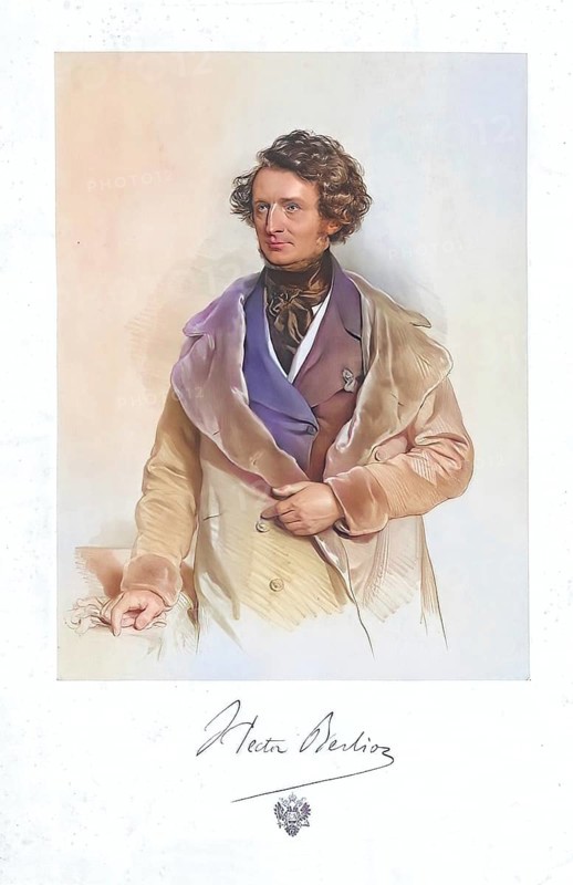 Louis Hector Berlioz (born 11 December 1803 in La Côte-Saint-Andre, Departement Isère, died 8 March 1869 in Paris) was a French composer and music critic, Historic, digitally restored reproduction from a 19th century original, Record date not stated