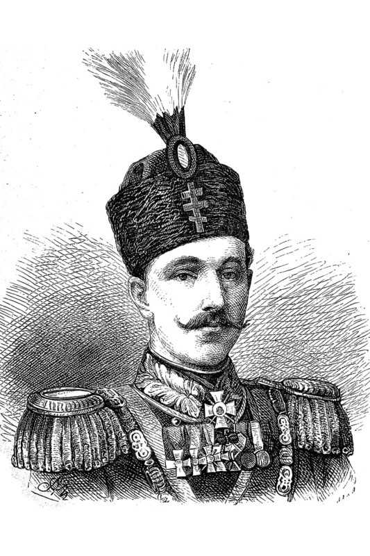 Alexander I, 5 April 1857, 17 November 1893, born Prince Alexander Josef von Battenberg, was elected Prince of Bulgaria from 1879 to 1886, Historical, digital reproduction of an original from the 19th century