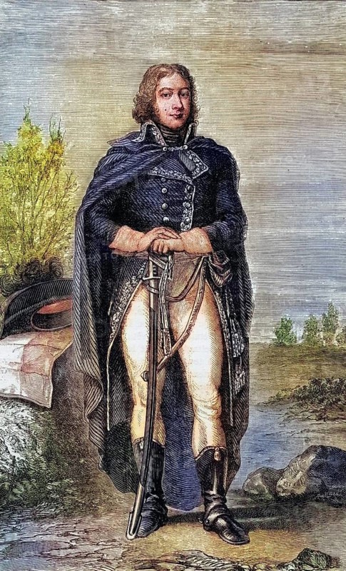 Louis-Lazare Hoche (born 25 June 1768 in Montreuil died 19 September 1797 in Wetzlar) was a French general de division of the revolutionary period, Historical, digitally restored reproduction from a 19th century original, Record date not stated