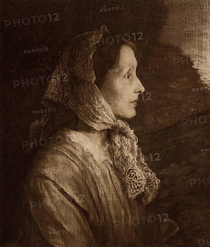 Emily Selwood, Mrs Tennyson, married Tennyson (of Aldworth and Freshwater) in 1850 Alfred Tennyson, 1st Baron, surname Alfred, Lord Tennyson, 1809-1892. English court poet, Historical, digitally restored reproduction from a 19th century original, Record date not stated