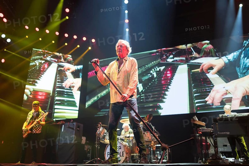 Ian Gillan, singer of Deep Purple live on 1 More Time Tour at the Max-Schmeling-Halle in Berlin on 19 October 2024