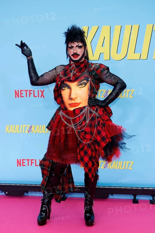 Bambi Mercury at the premiere of the Kaulitz & Kaulitz (Netflix) reality series at the Delphi cinema in Berlin on 21 June 2024