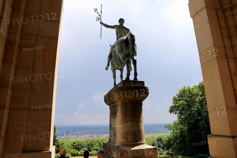 Victory and peace memorial Edenkoben, Palatinate. Built in 1899 to commemorate the Franco-Prussian War of 1870/71 (Edenkoben, Rhineland-Palatinate)