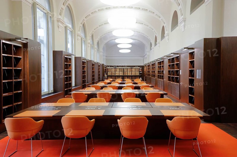 New reading room in the Berlin State Library in the Unter den Linden building The basic refurbishment by the Federal Office for Building and Regional Planning has now been completed, 01.11.2019