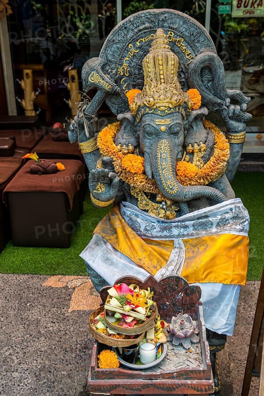 Ganesha elephant figure, elephant, sacred, Hinduism, culture, faith, decoration, temple figure, art figure, temple, offering, pray, travel, tourism, Bali, Indonesia, Asia
