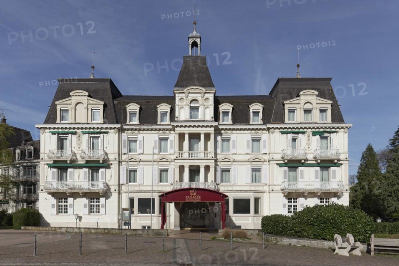 Panacée Grand Hotel Römerbad, traditional hotel from 1824, spa town Badenweiler, Markgräflerland, Black Forest, Baden-Württemberg, Germany, Europe