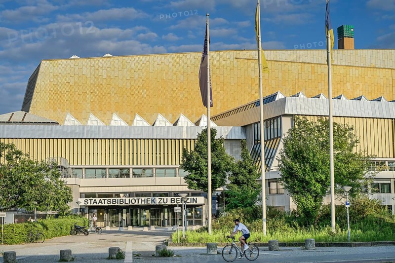 State Library, Potsdamer Straße, Kulturforum, Tiergarten, Mitte, Berlin, Germany, Europe