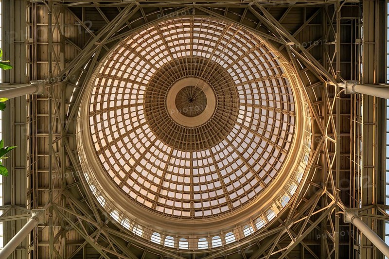 Dome, Ny Carlsberg Glyptotek or New Carlsberg Glyptothek, art museum for sculpture and painting, architects Vilhelm Dahlerup and Hack Kampmann, Copenhagen, Denmark, Europe