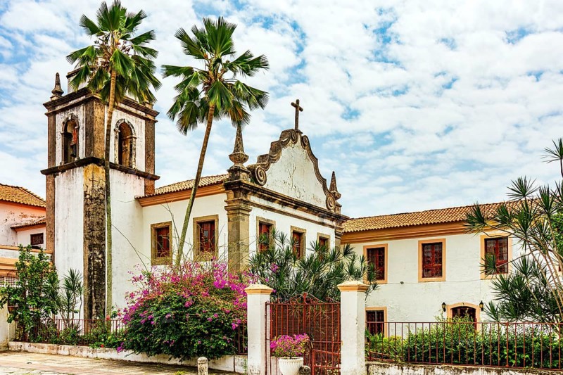 One of the several baroque churches in the historic center of the city of Olinda in Pernambuco, Brazil, Olinda, Pernambuco, Brazil, South America