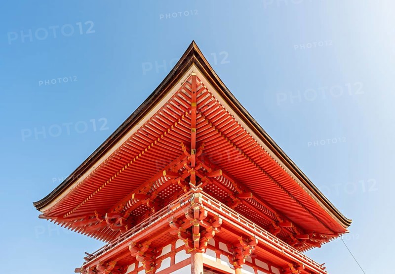 Sanju-no-to, Three Storied Pagoda, Kiyomizu-dera temple, Kyoto, Japan, Asia