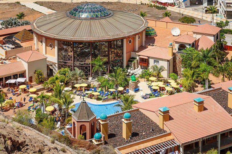 Hotel complex in Puerto de Mogan, Gran Canaria, Canary Islands, Spain, Puerto de Mogan, Gran Canaria, Canary Islands, Spain, Europe