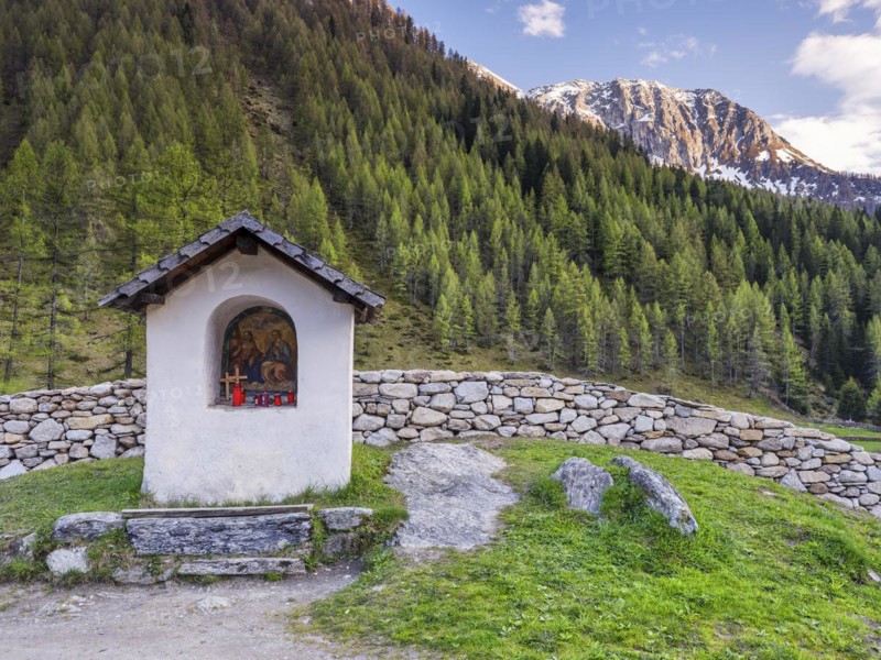 Chapel in Ahrntal, Kadern, South Tyrol, Trentino Alto Adige, Italy, Europe