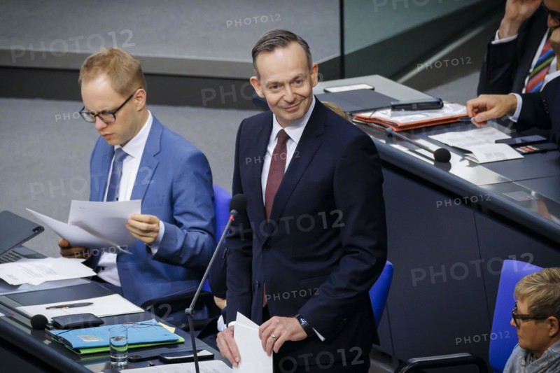 Volker Wissing (FDP), Federal Minister of Transport and Digital Affairs, interviewed by the Federal Government. Berlin, 10.04.2024