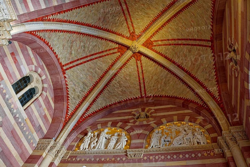 Porch of Speyer Cathedral, Imperial Cathedral, Speyer, Rhineland-Palatinate, Germany, Europe