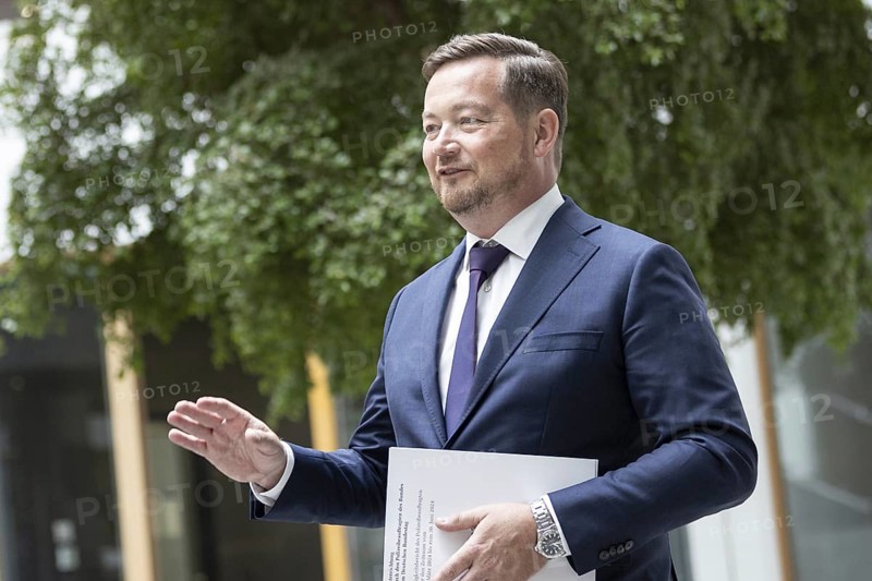Uli Grötsch, Federal Police Commissioner to the German Bundestag, recorded during the presentation of the Police Commissioner's report at the Federal Press Conference in Berlin, 27 June 2024
