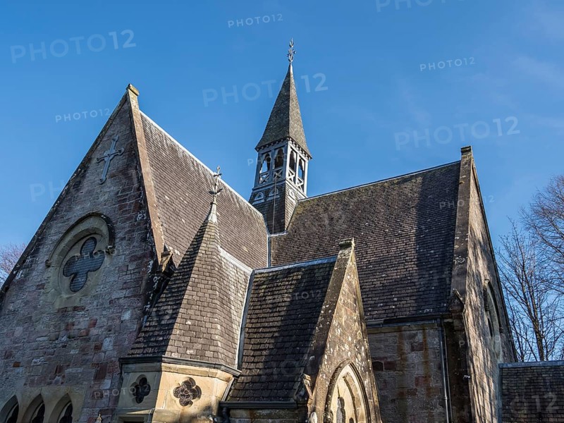 Luss parish church, Lake Lomond, Scotland, UK