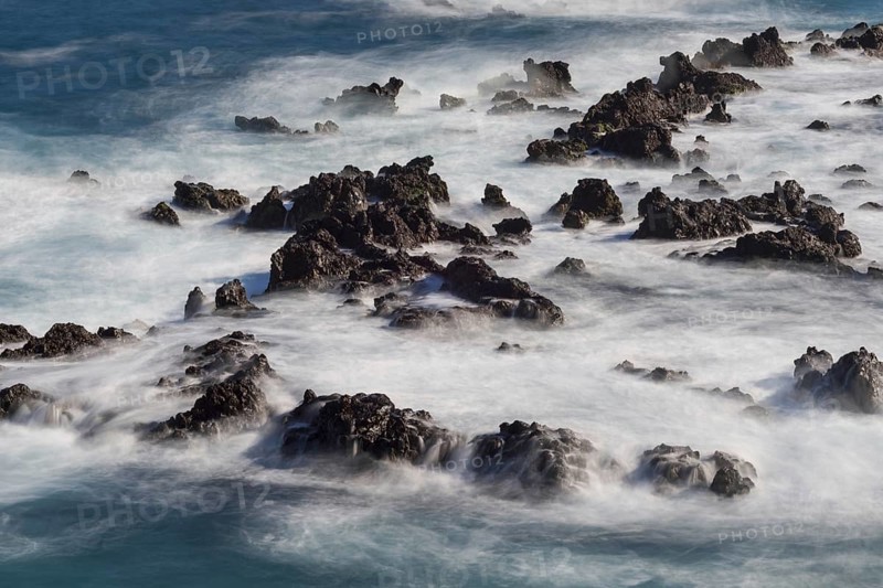 Atlantic coast near Puerto de la Cruz, Tenerife, Canary Islands, Spain, Europe