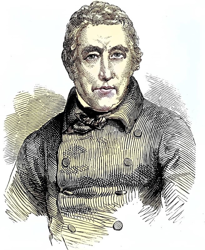Sir John Barrow, 1st Baronet (born 19 June 1764 in Dragley Beck, Ulverston died 23 November 1848 in London) was a British civil servant and historian, Historical, digitally restored reproduction from a 19th century original, Record date not stated