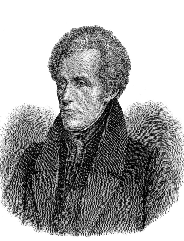 Andrew Jackson (* 15 March 1767, † 8 June 1845) was an American politician and the seventh President of the United States from 1829 to 1837, Historical, digital reproduction of an original from the 19th century